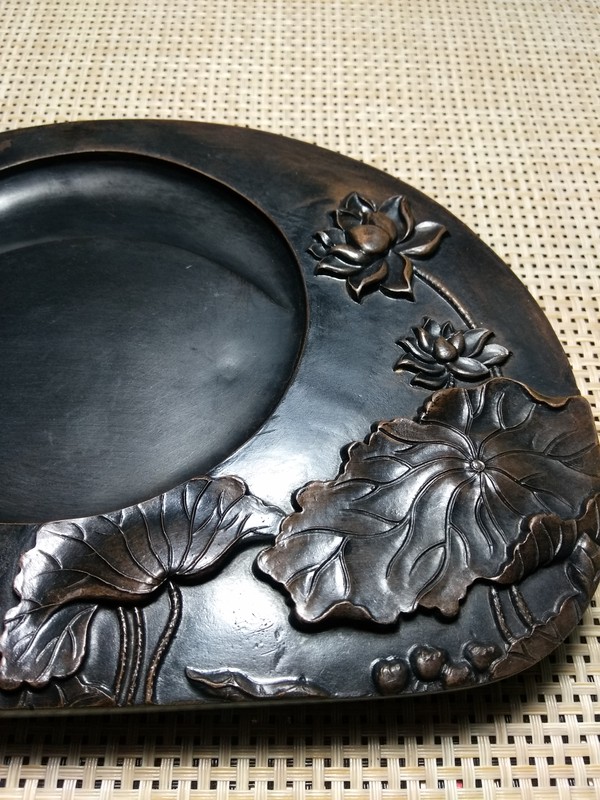 正宗山西澄泥砚带盖澄泥砚是我国的四大名砚之一距