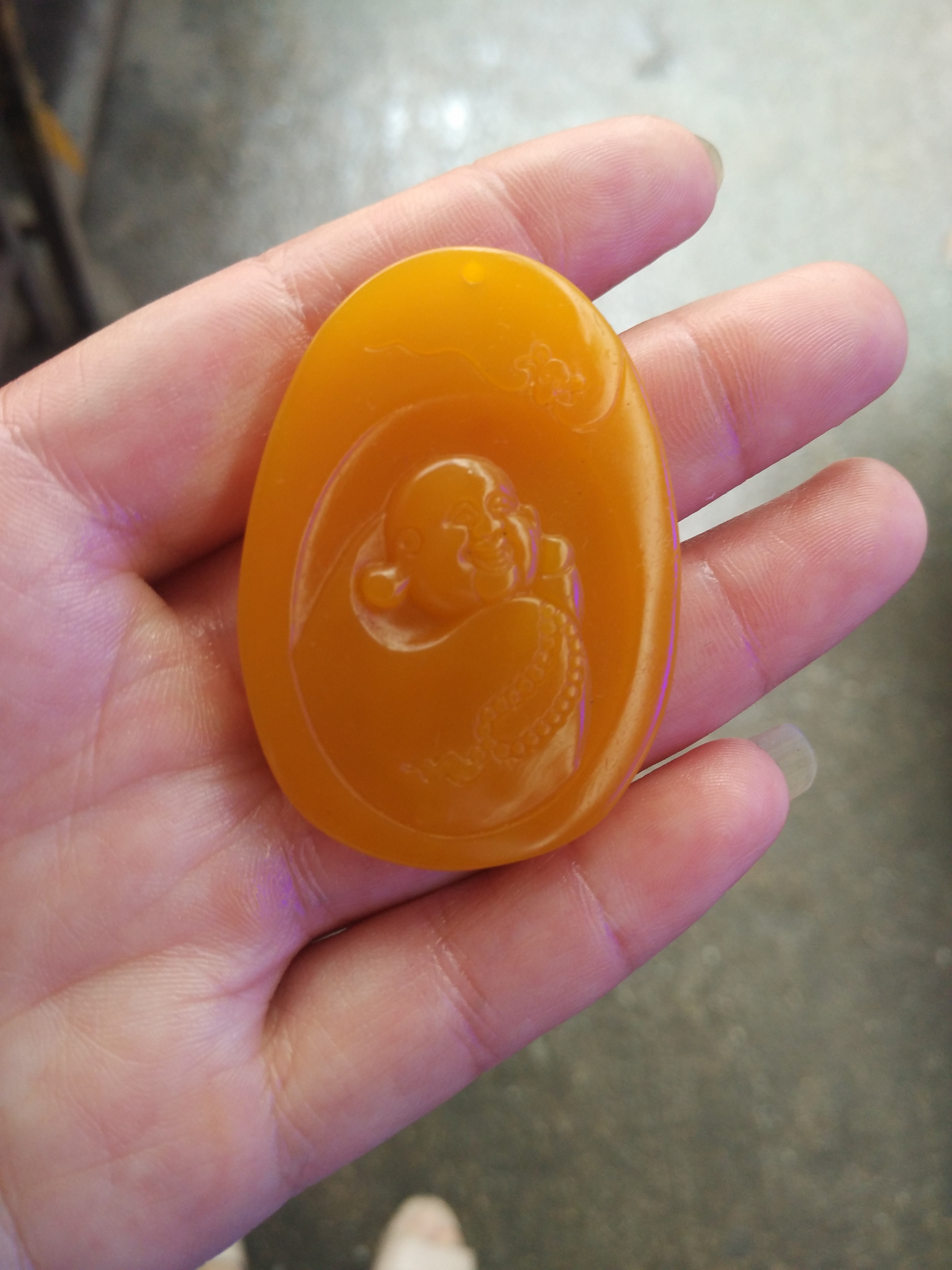 外蒙料佛公吊坠 配送精美礼盒挂