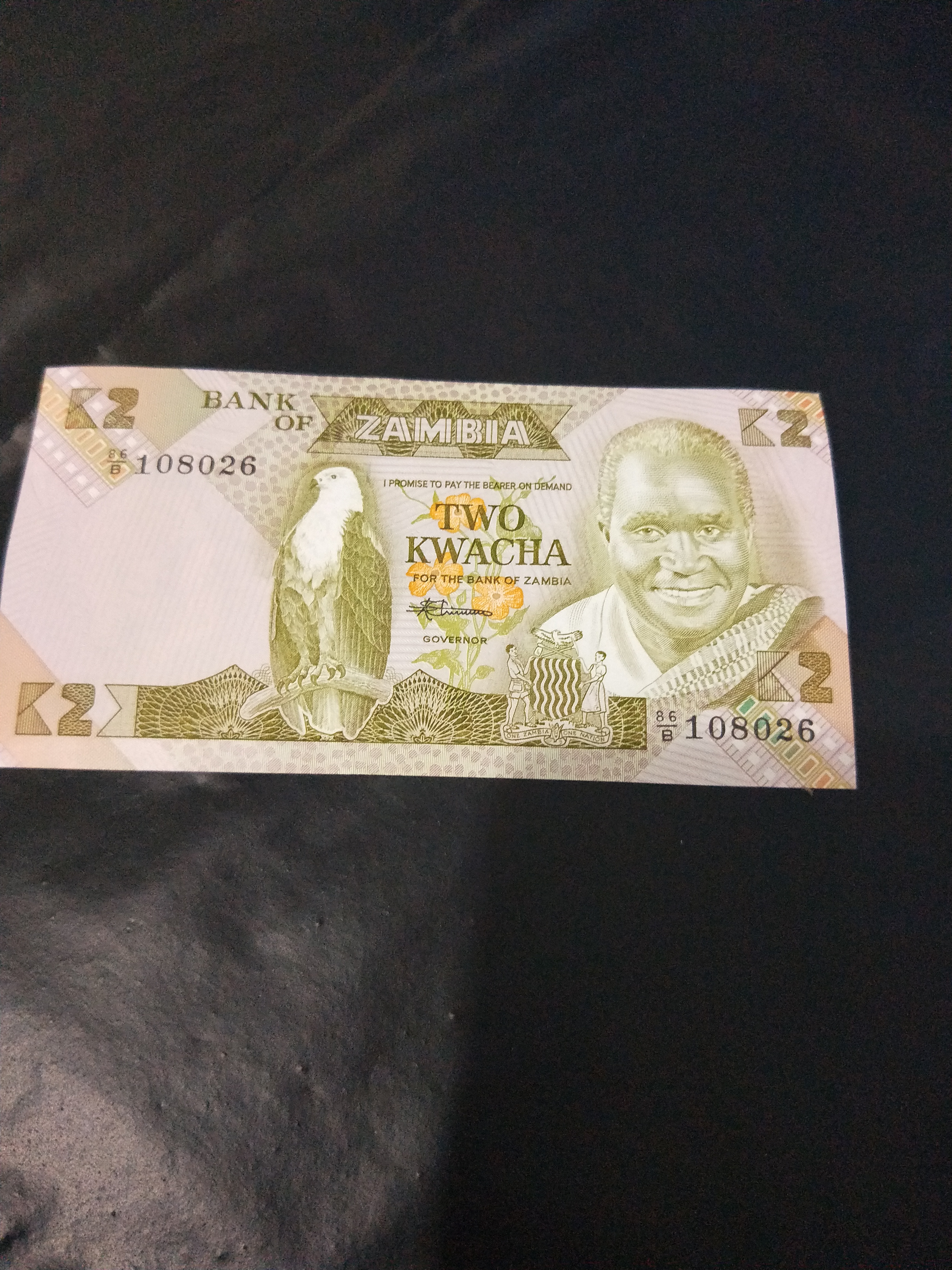 赞比亚克瓦查小全套,50元,1