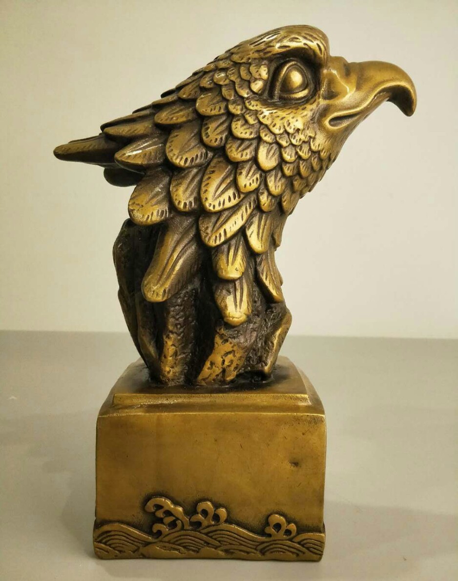 【励志摆件】【黄铜共赢雄鹰摆件