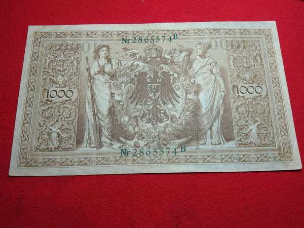 二战时期德国马克纸币,包老保真,品相7品左右,收藏