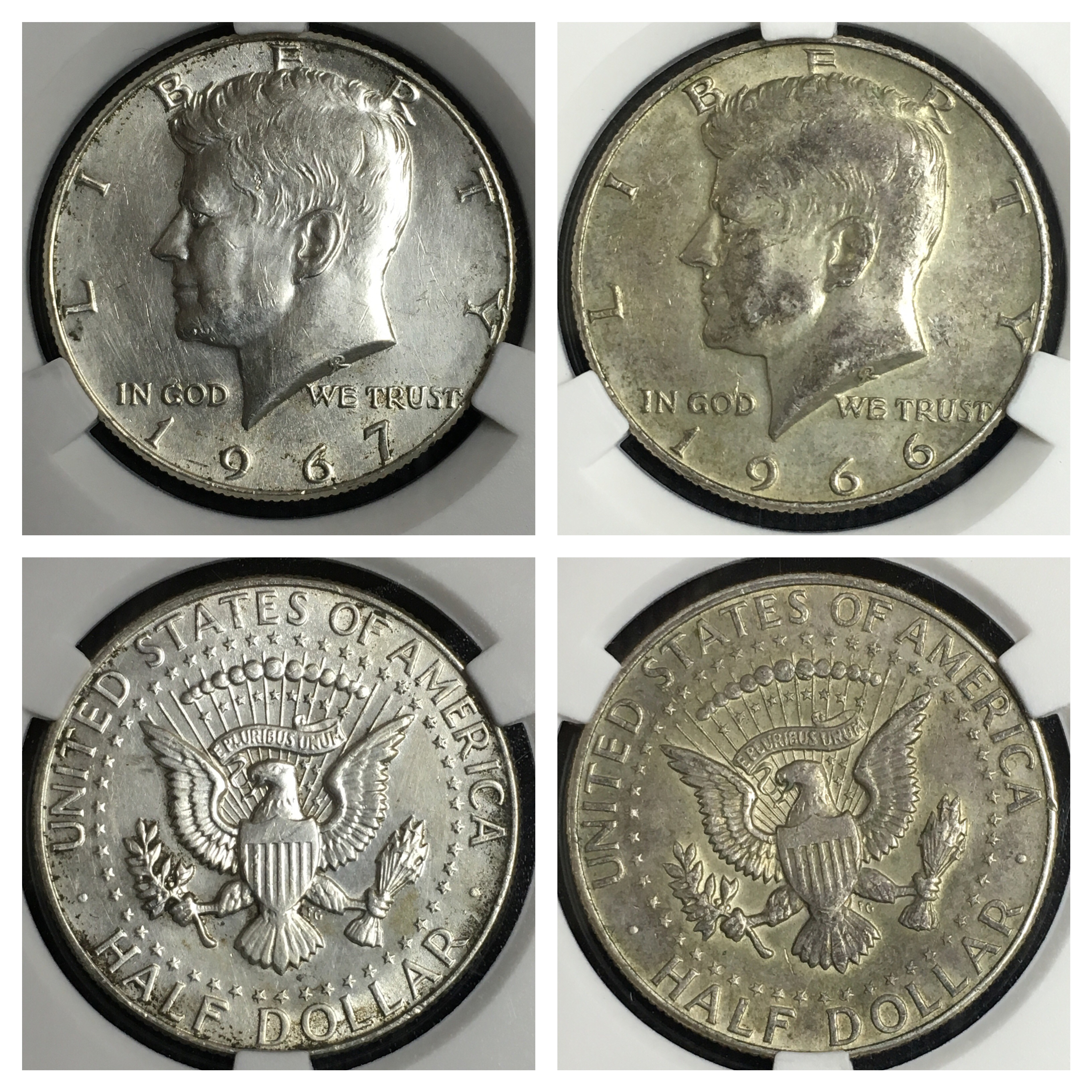 美国总统银币两枚 两个年份19