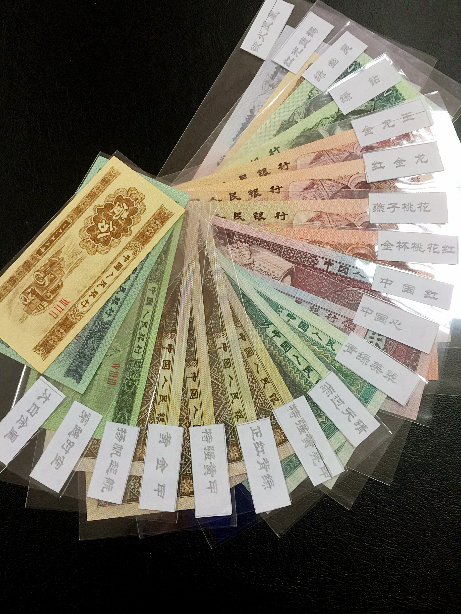 心雄创意,荧光币大全套19枚1