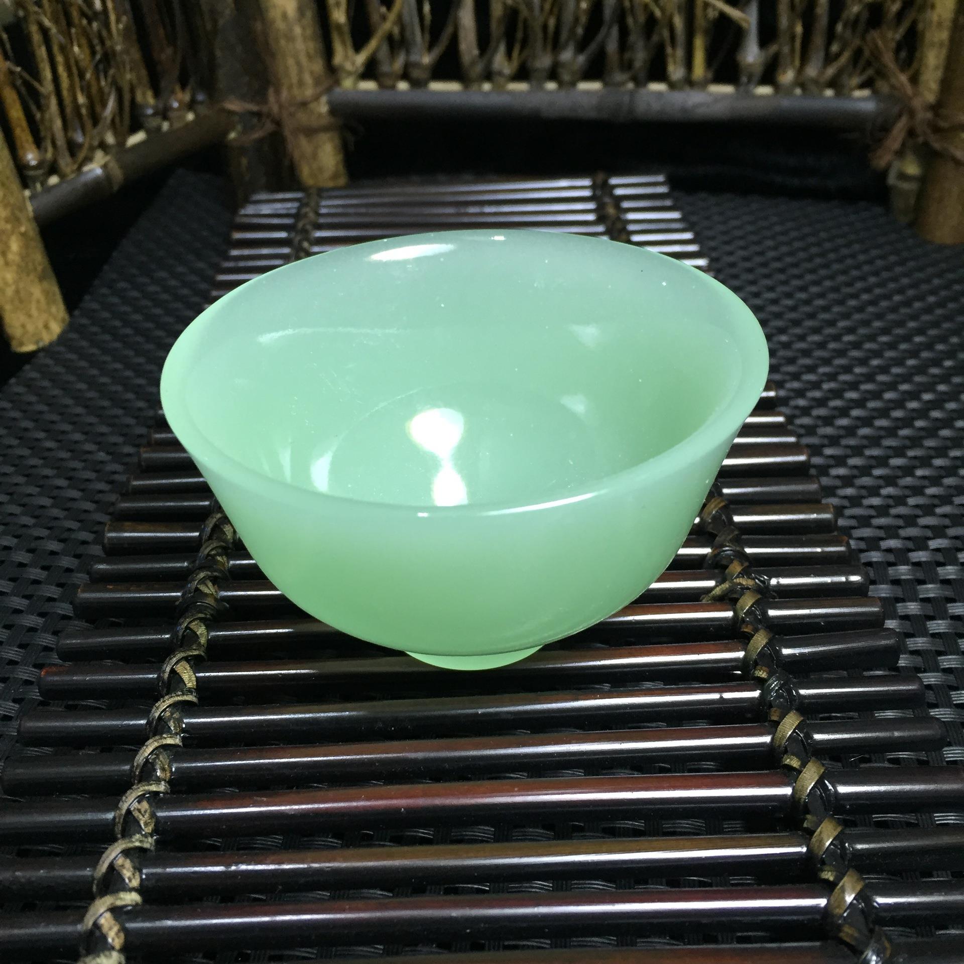 厂家直销 天然正品岫玉茶碗,实