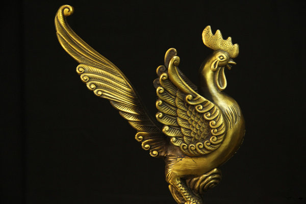 意境摆件学子珍藏黄铜独占鳌头摆件拍品