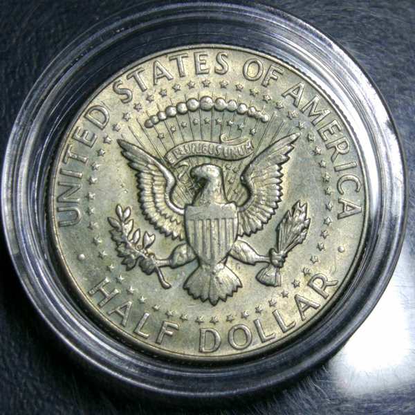 115克银币1967年美国半美元肯尼迪像原光好