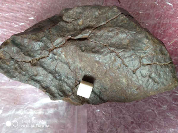 精品石陨石1084克气印冲击脉明显惠让