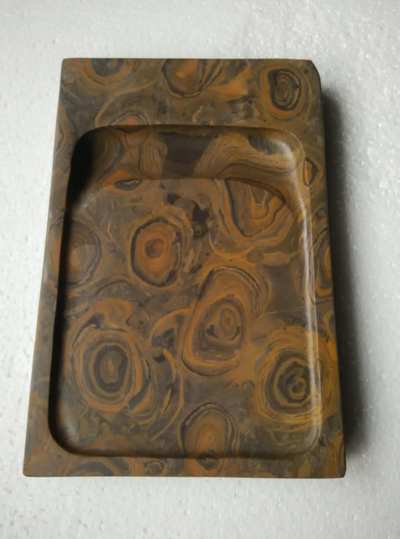 鲁砚系列之…金钱石,金钱石的素砚,实用欣赏聚财,聚