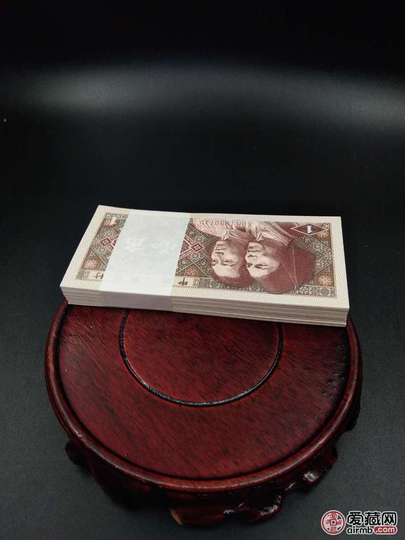 百同钞王捆拆一刀 全新 一百张 保-价格125元-爱藏拍卖-爱藏网