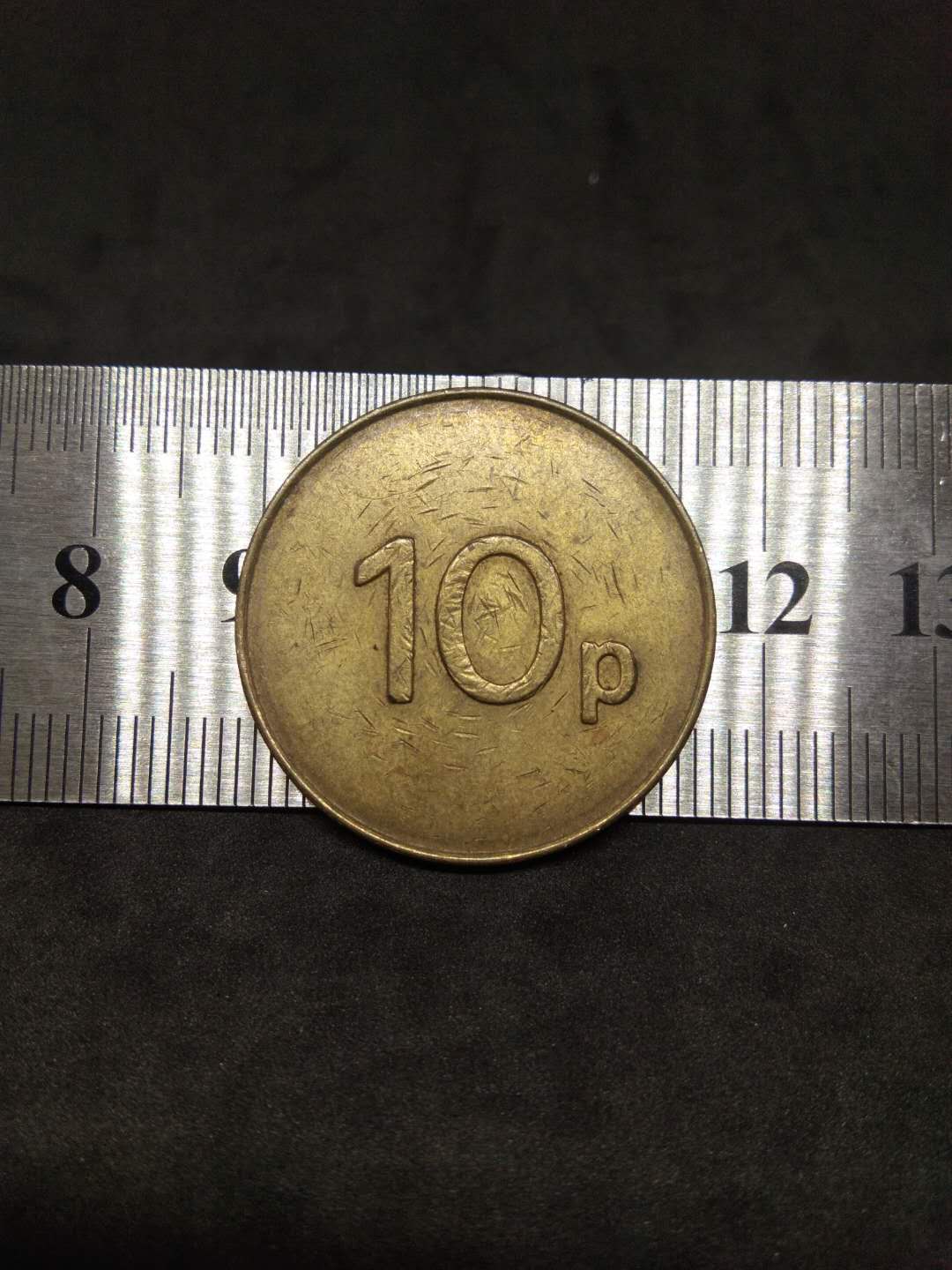 早期英国10便士分代用币 品