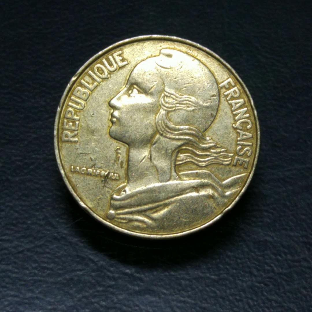 法国1983年20生丁硬币1枚