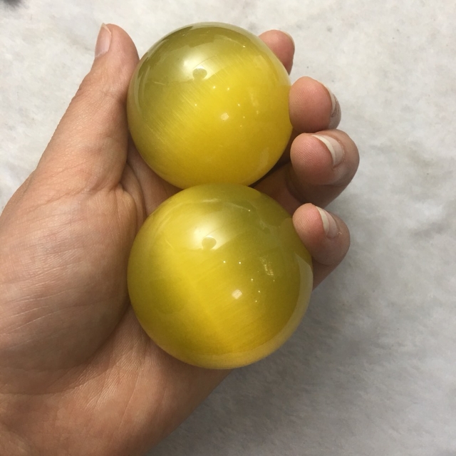 【拍就送礼品盒】黄色猫眼石健身