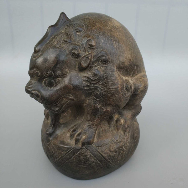 青石雕吸水神兽招财兽尺寸148厘米178厘