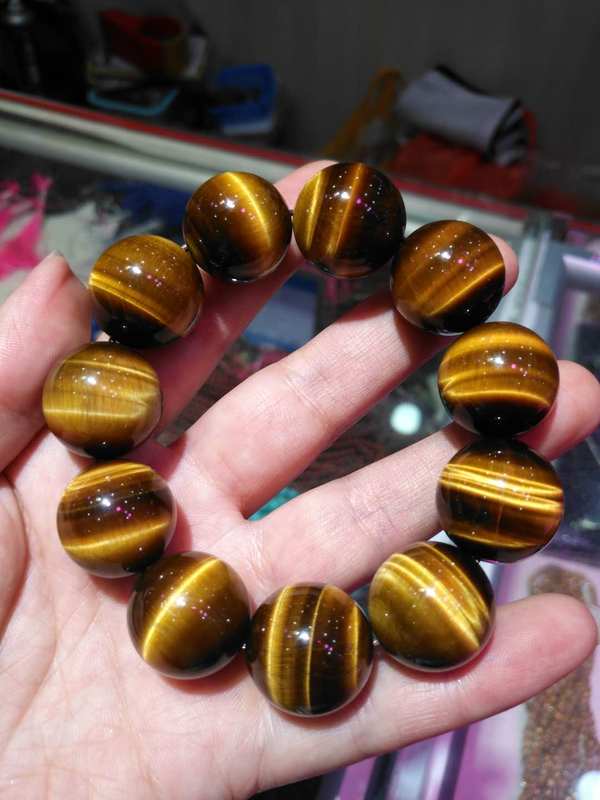 天然 极品 南非 黄虎眼石 2