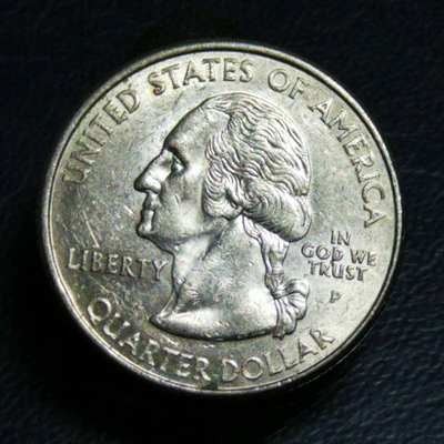 0元起拍,美国2001年纪念币一枚纽约真假_图片_价格_评级-外国硬币-爱