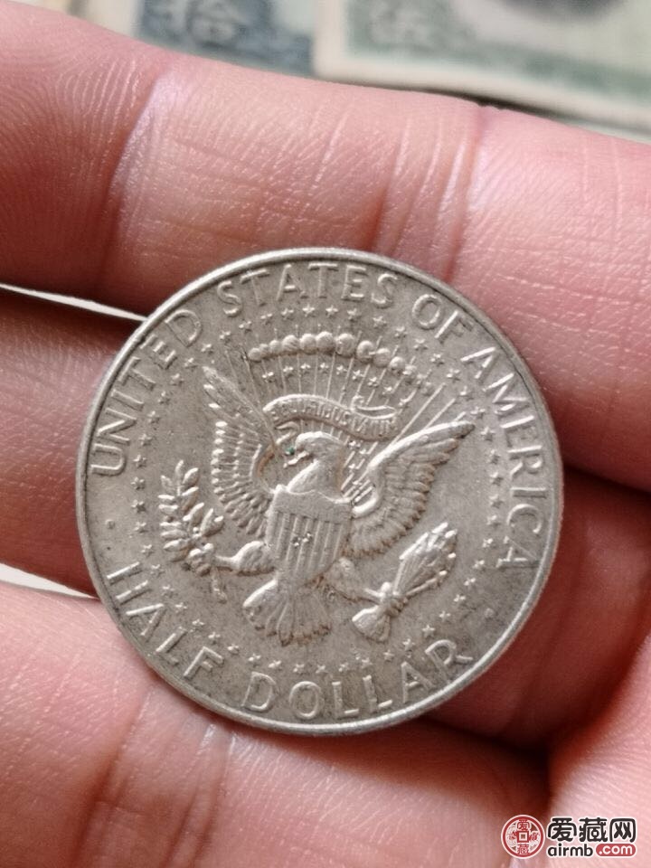 极美美国肯尼迪半圆银元直径3