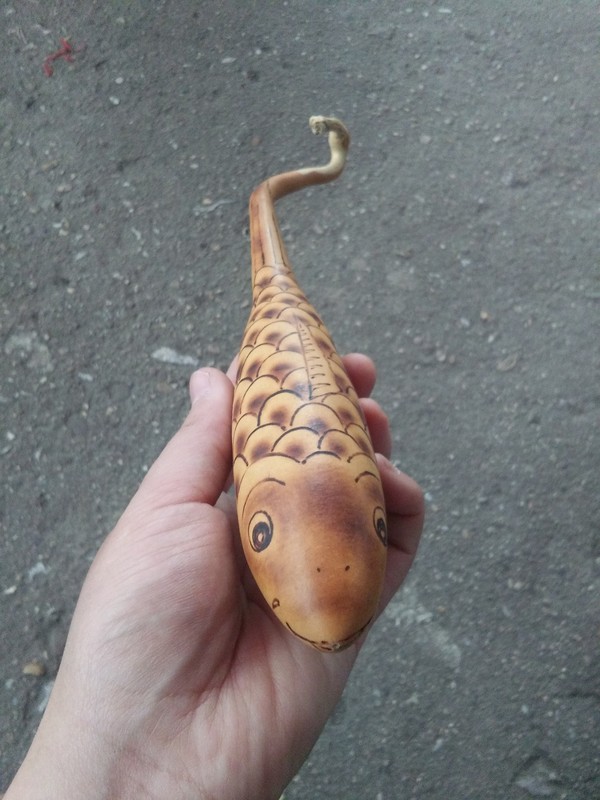 葫芦烙画鱼喜欢快来拍吧