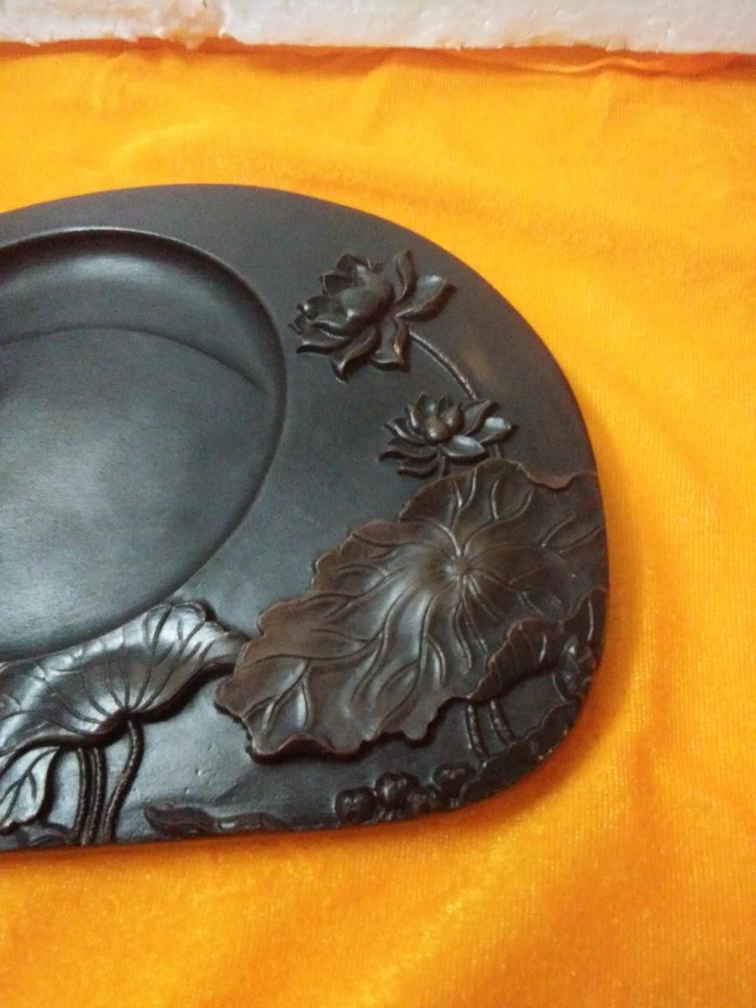 澄泥砚是四大名砚之一,图案精美