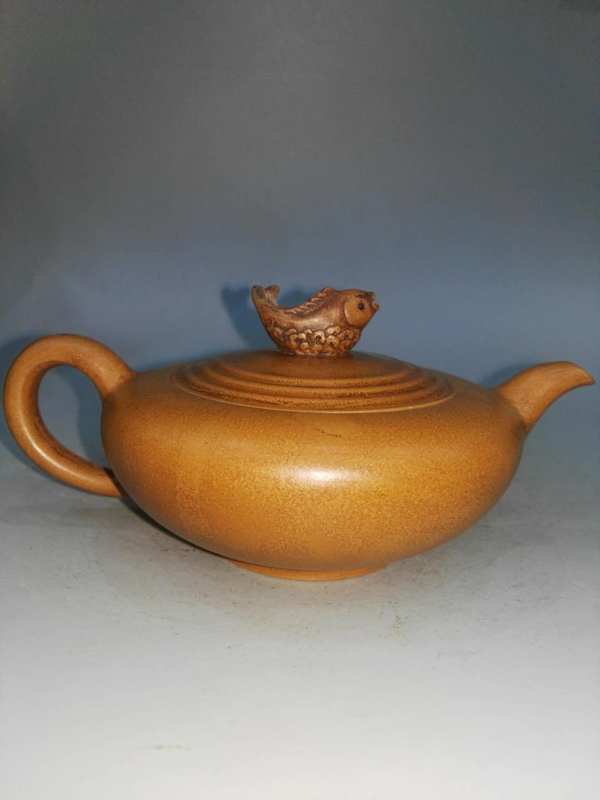 早期紫砂壶一把玉壶禅心底款刘跃风此壶采用宜兴