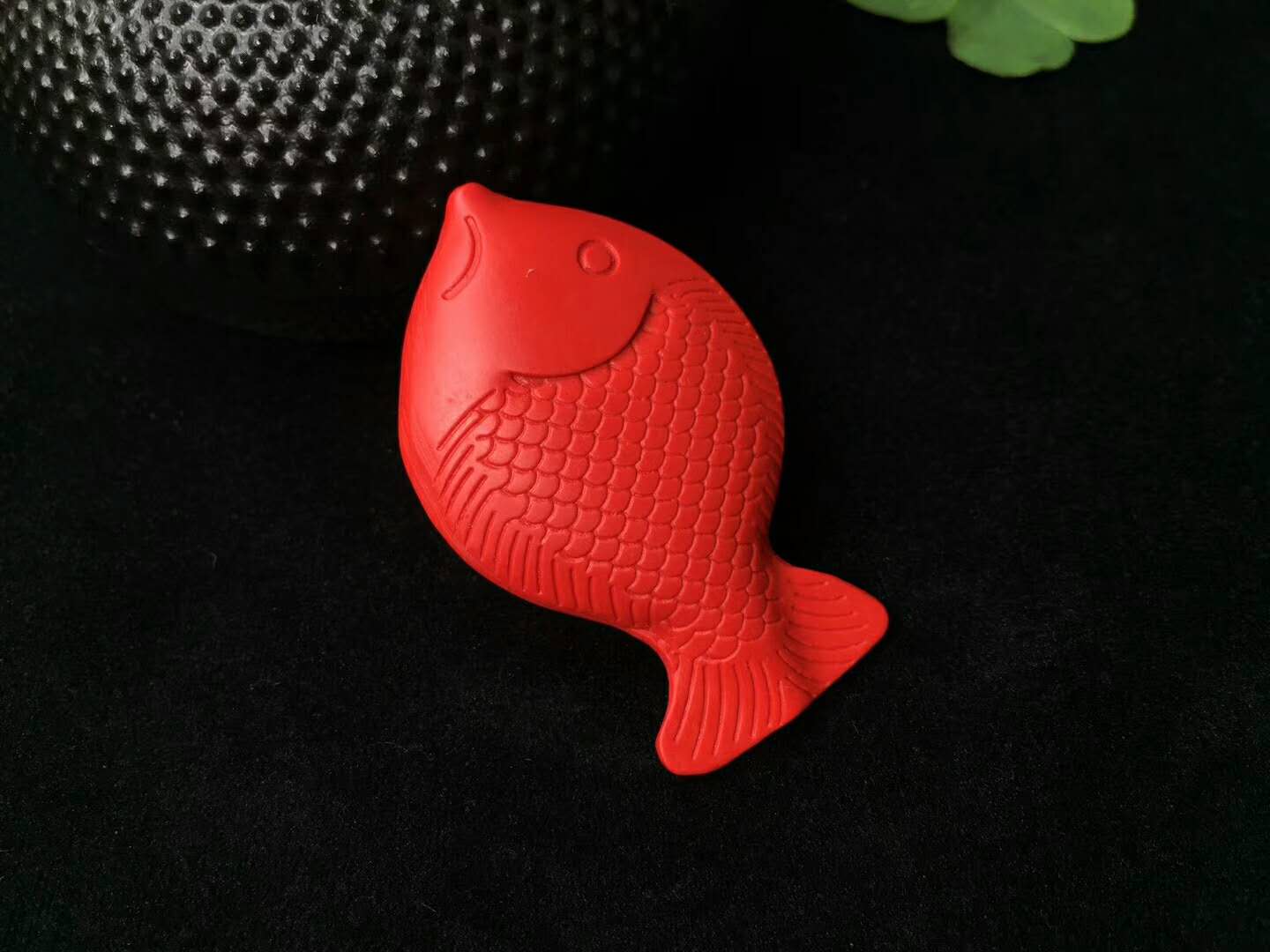 朱砂鱼diy吊坠 手链配饰