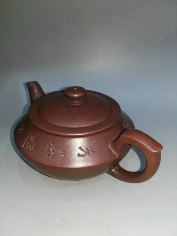 早期紫砂壶一把汉云壶底款顾景舟此壶采用宜兴原