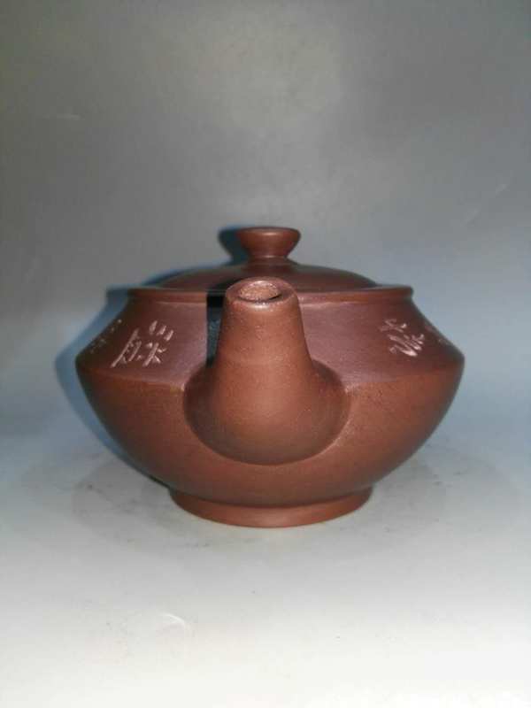 早期紫砂壶一把汉云壶底款顾景舟此壶采用宜兴原