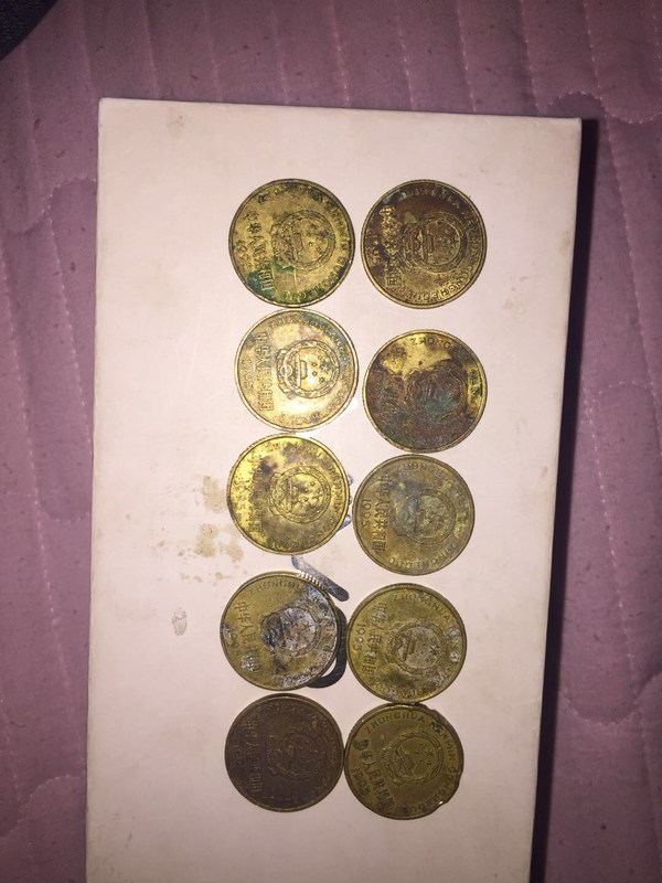 95年梅花硬币三十枚一起拍0起拍品相完好自