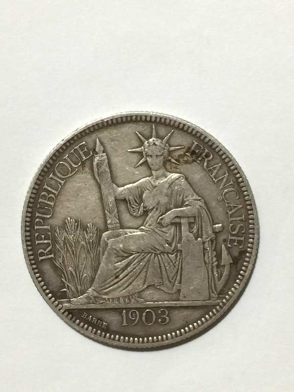 1903年坐洋壹元银币,原汁原味老包浆,真假_图片_价格_评级-外国老银元