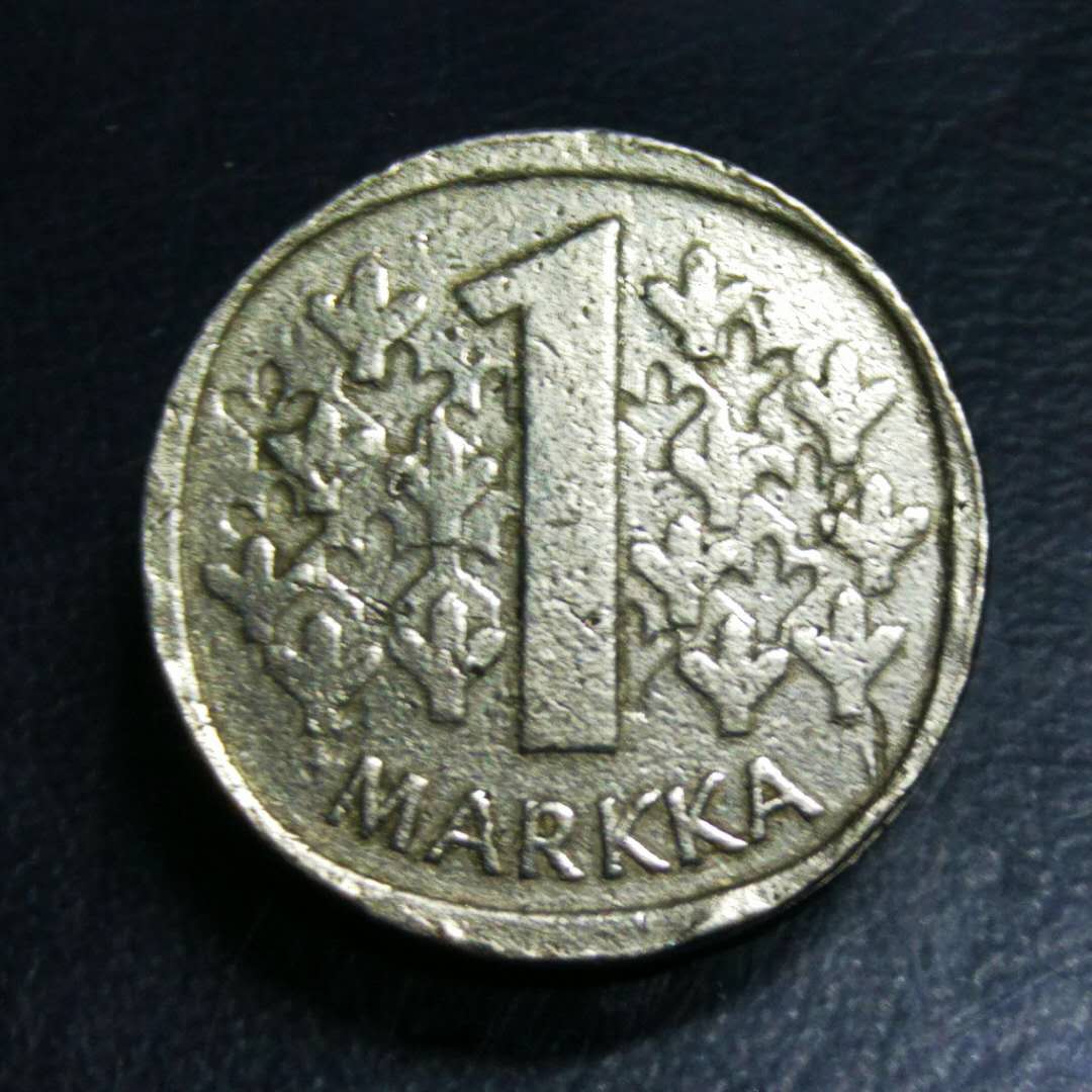 稀少早期捷克斯洛伐克一马克硬币