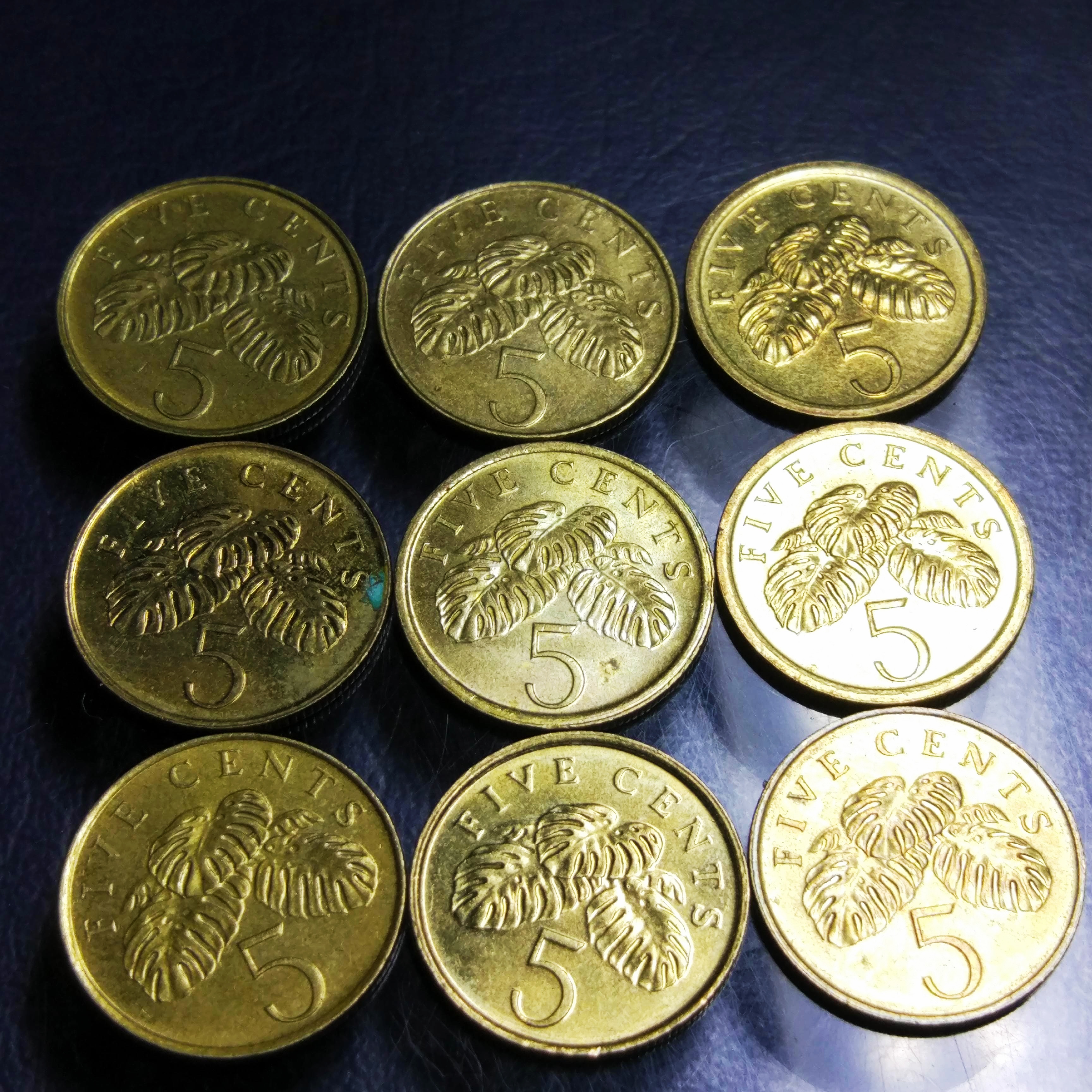 新加坡5分硬币图片图片