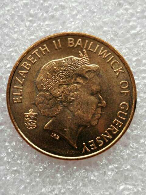 一手2元喜欢的来格恩西2便士年份随机大直径2