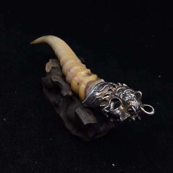 乡下收到的羚羊角保存完整宝贝尺寸长真假_图片_价格_评级-工艺作品