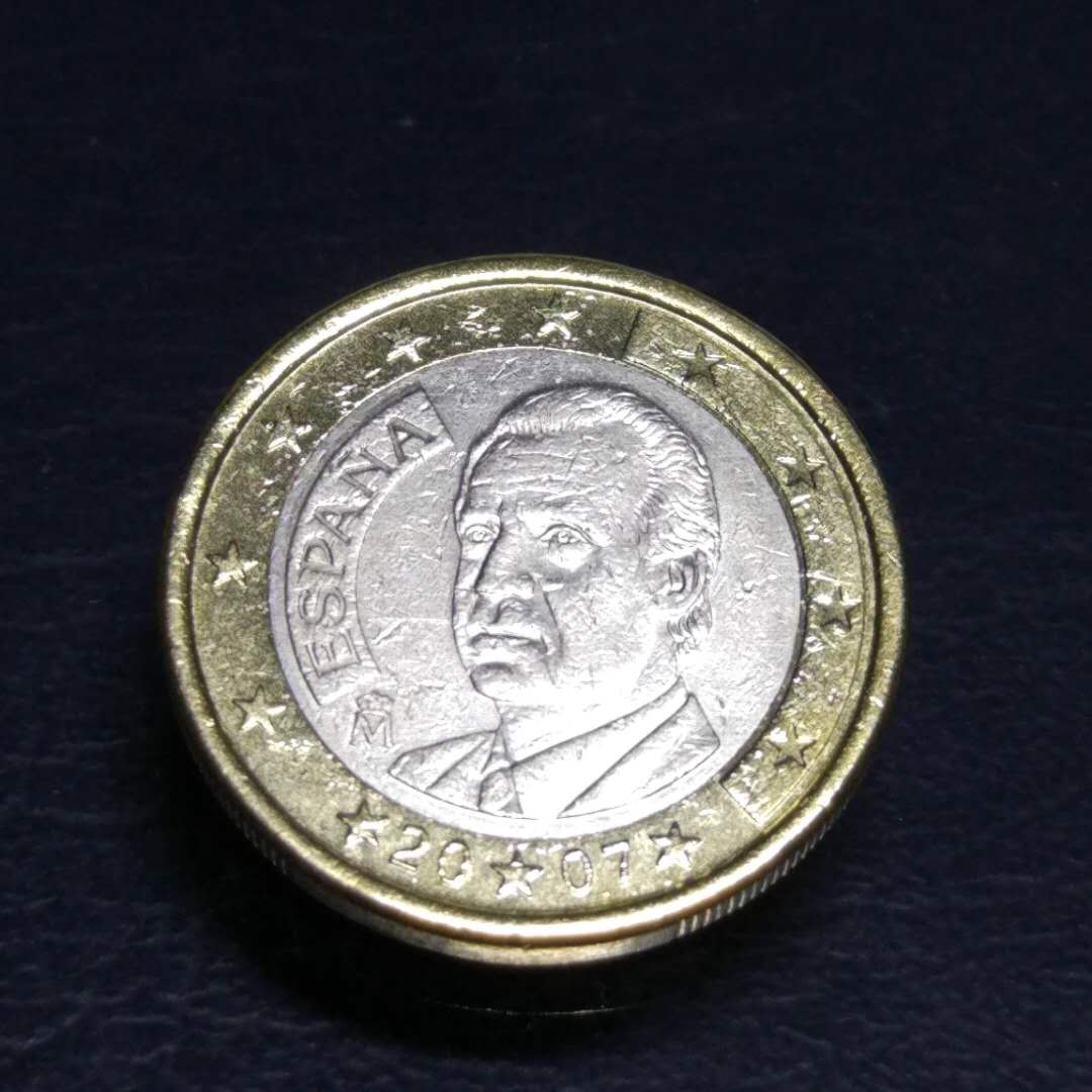 西班牙欧元硬币图片图片