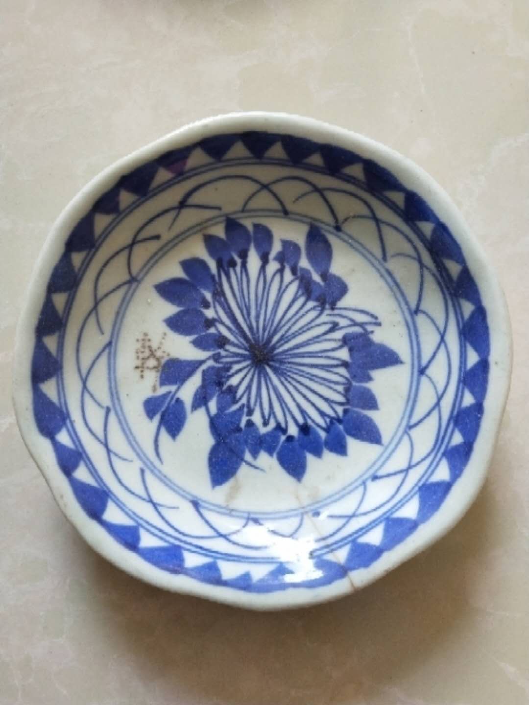 清代八角盘,包老包真,品相如图