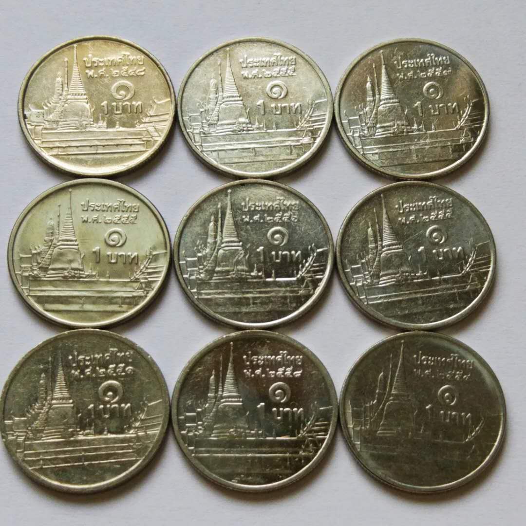 各国1元硬币图片