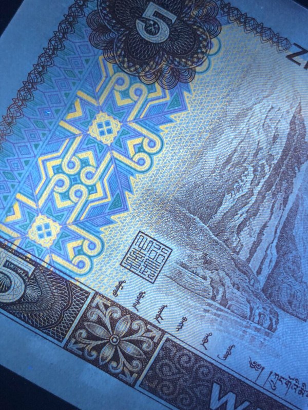 805超强满版荧光金箔多彩松鹤 无47高分!评级币