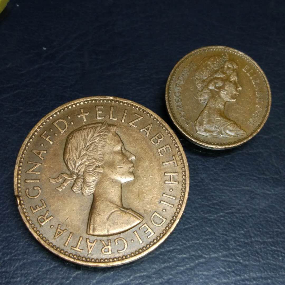 早期1966年英国大便士一枚