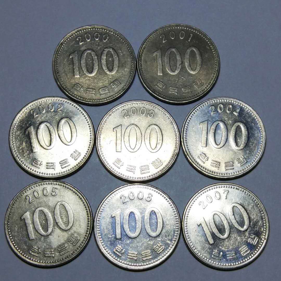 爱藏网 爱藏拍卖 外国钱币 0 分享到: 韩国2000年-2007年高值100元