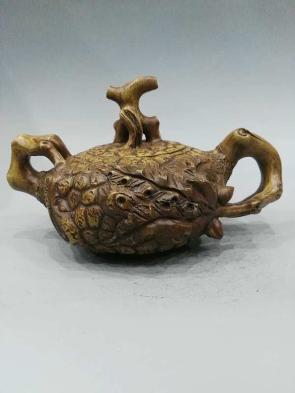 早期紫砂壶一把底款陈鸣远细节如图所示真假_图片_价格_评级-陶瓷紫砂