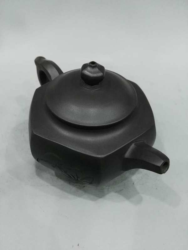 早期紫砂壶一把梅兰竹菊底款魏援良细节如图所示