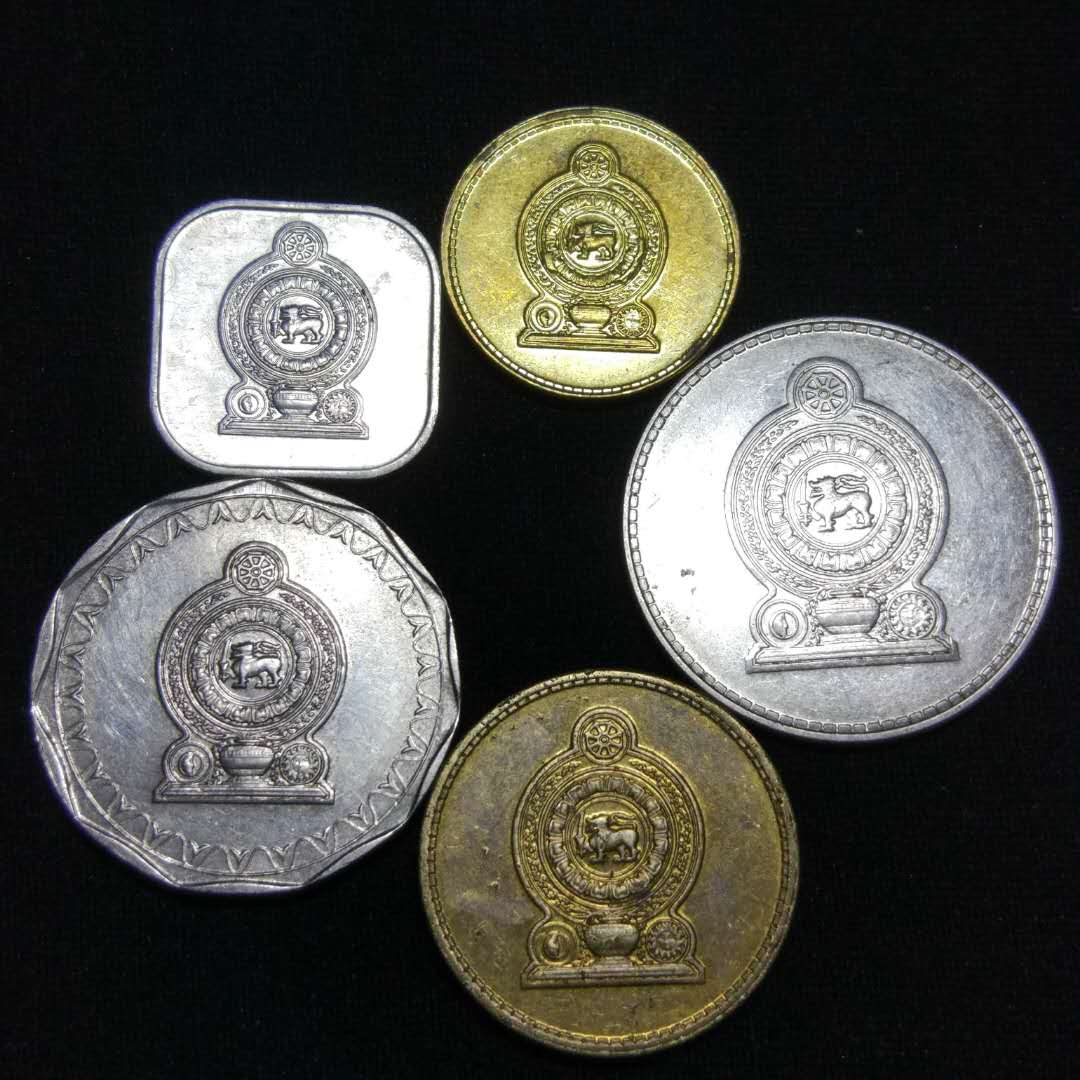 0元起拍,稀少斯里兰卡硬币一大