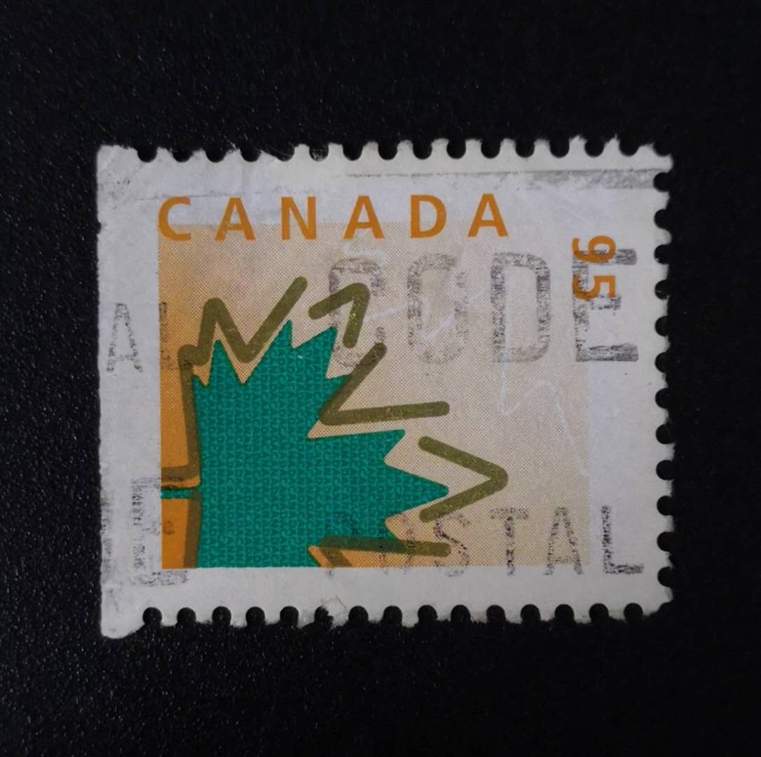 加拿大信销邮票枫叶一枚.