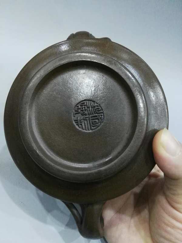 早期紫砂壶一把细节如图所示底款范国强此壶采用