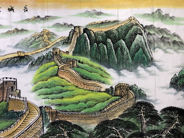 长城雄风0元起拍作者李建忠21款式水墨画尺寸