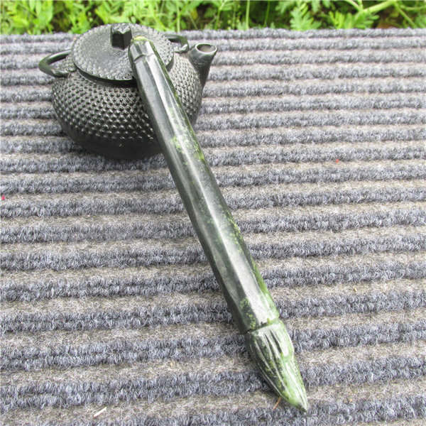 玉石判官笔手把玩件玉器挂坠 长*宽*厚:161*1