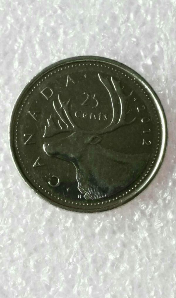 一手2元在这里等您加拿大25分伊丽莎白女王头像