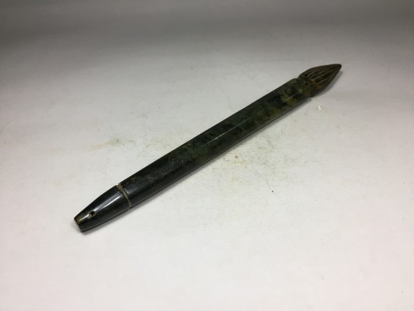 7y86玉毛笔判官笔长180mm宽15