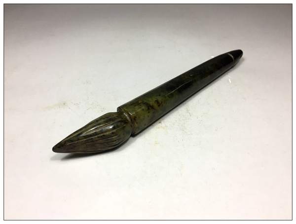 7y64玉毛笔判官笔长144mm宽17