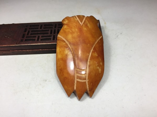 519玉蝉古蝉玉知了长72.5真假_图片_价格_评级-其他-爱藏网