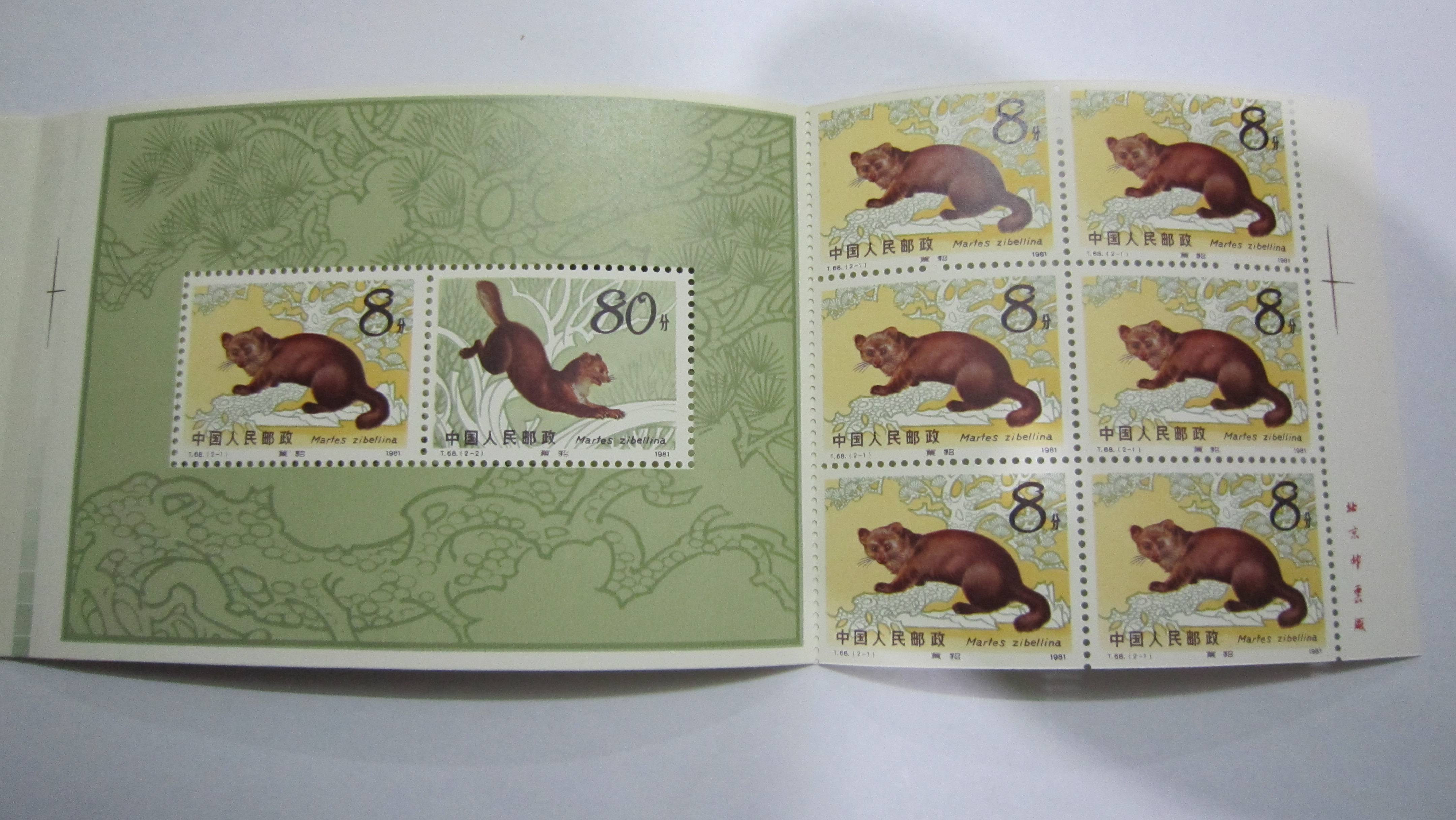 爱藏网 爱藏拍卖 邮票 古都收藏           0 分享到: sb(6)1981紫貂